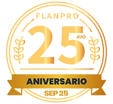 LOGO FLANPRO ANIVERSARIO